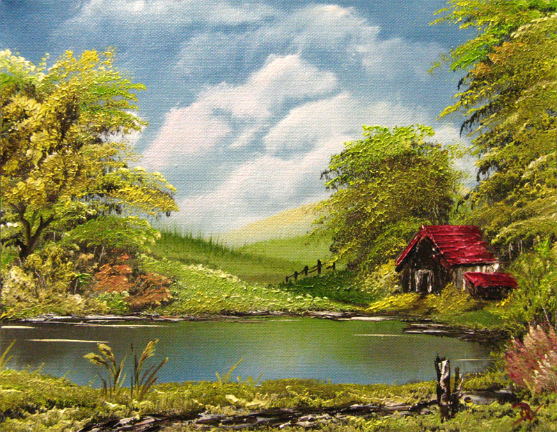 Landschaft Malen mit Stil